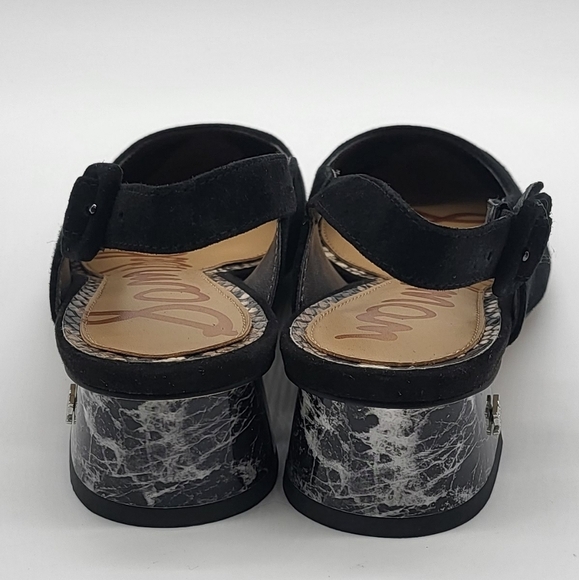 890- Sam Edelman Sadira Black Suede 6.5 NWT - Picture 4 of 7